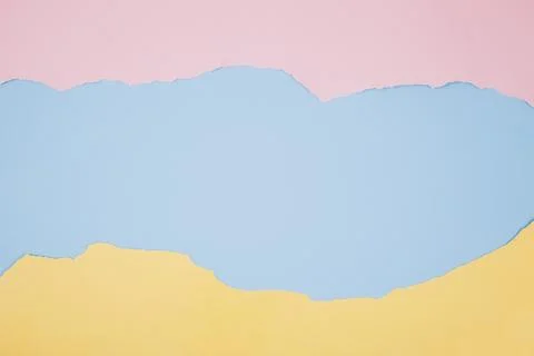 Layered bright papers Stock Photos