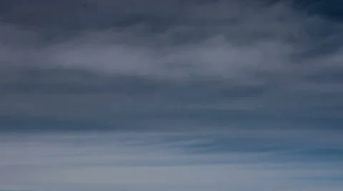 Layered clouds time lapse HD Stock Footage 35546467