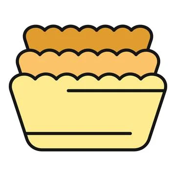 Layered dessert pastry representing bakery sweet treats Ilustración de archivo