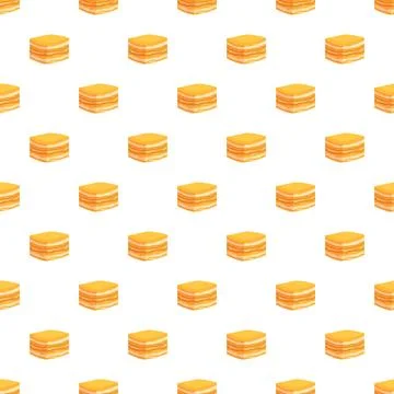 Layered dessert pattern creating sweet food background texture Ilustración de archivo