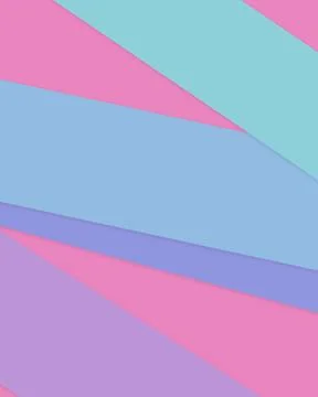 Layered diagonal bands in soft pink, blue, turquoise, lavender, and violet .. Stock Illustration