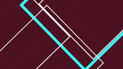 Layered diagonal frames and fine lines create a sophisticated burgundy and .. Stock Illustration