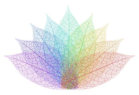 Layered editable vector illustration outline of a flower pattern composed o.. Stock Illustration