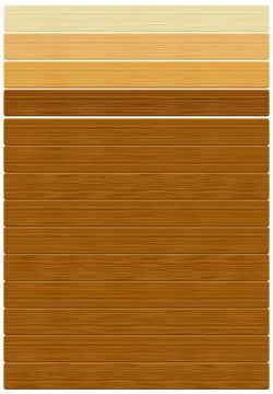 Layered editable vector illustration of wood board patterns with different .. Stock Illustration