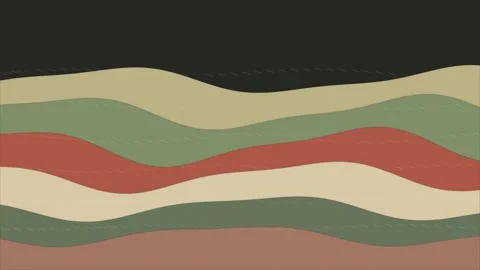 Layered Felt Ridge Wave Background Loop Stock Footage 342722583