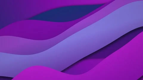 Layered fluid wave shapes drift slowly in a cool toned composition Stock Footage 342215884