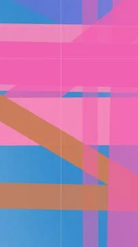 Layered geometric bands and translucent blocks create a vibrant abstract co.. 스톡 일러스트