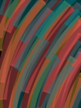 Layered Geometric Blocks Illustrazione stock