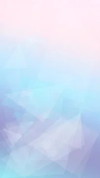 Layered geometric triangles create a dreamy abstract gradient of baby blue .. Illustrazione stock