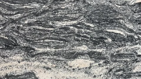Layered Grey-White Marble Wall Detail Vídeo Stock 331686605