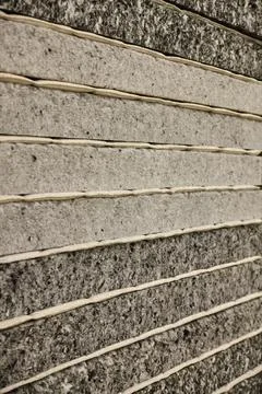 Layered Mattress Inserts Texture and Pattern Close-Up Stock Photos