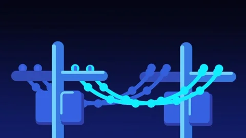 Layered Motion Pathway Stock Footage 336062411