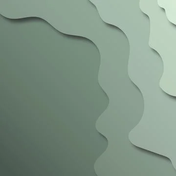 Layered Paper Wave Background Stock Illustration