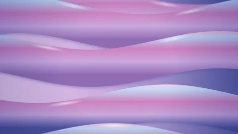 Layered pastel liquid waves flow in a seamless loop 库存影片 341665954