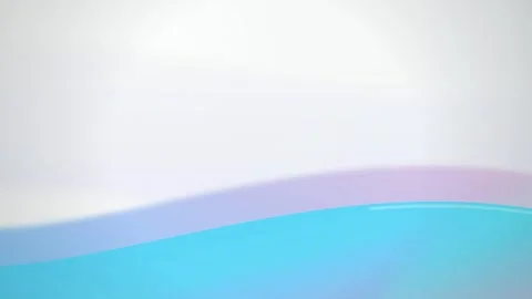 Layered pastel ribbons flow in a seamless loop Stock Footage 342862062