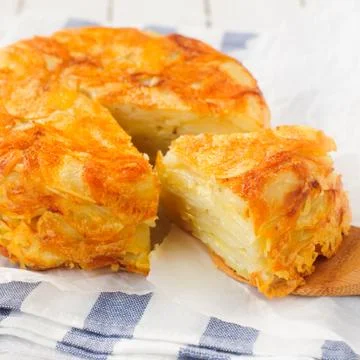 Layered Potato Bake Stock Photos