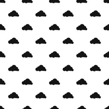 Layered rain cloud pattern seamless Illustrazione stock