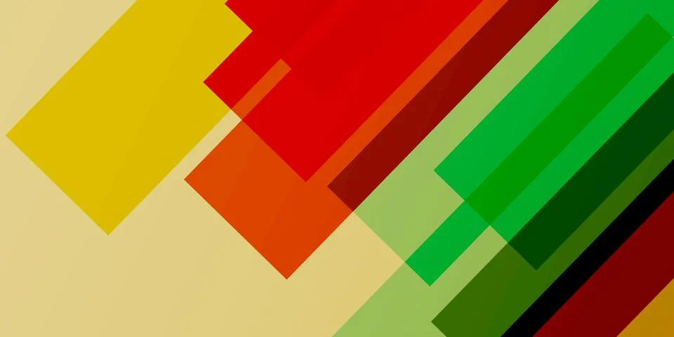 Layered Rectangles with Riso Print Effect - Graphic Element for Fabric, Tex.. Stockillustratie