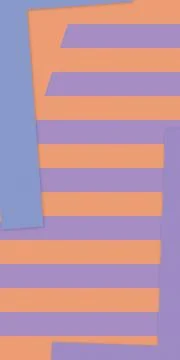 Layered rectangular bands form a playful geometric arrangement in coral ora.. Stock Illustration