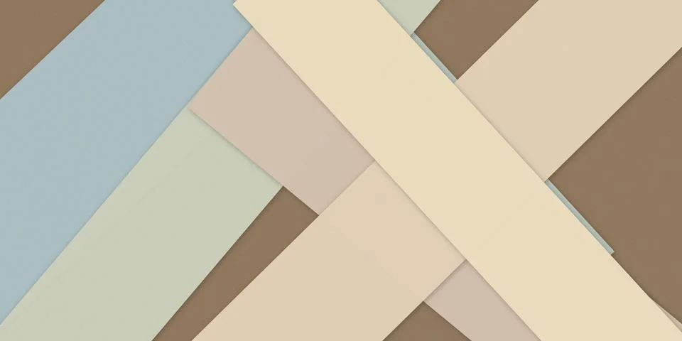 Layered rectangular forms create a calm, modern composition of muted tones,.. Stock Illustration