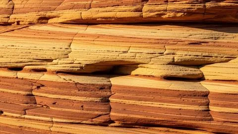Layered red rock formation Stock Illustration