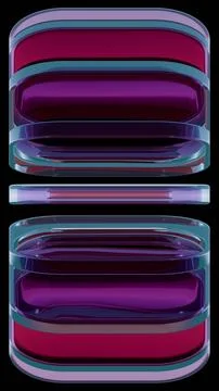 Layered Reflections: Stacked Gradient Rectangles イラスト素材