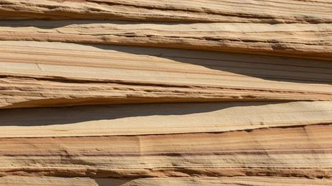 Layered sandstone formation Illustrazione stock