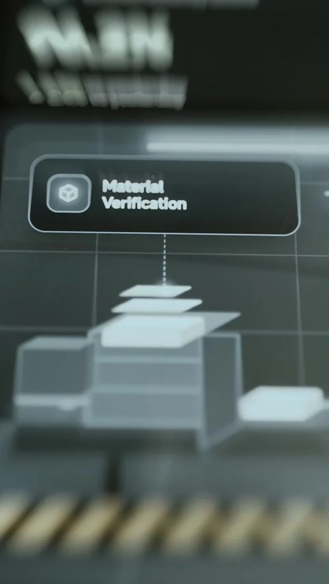 Layered sheets hover above material verification stack Stock Footage 344099417
