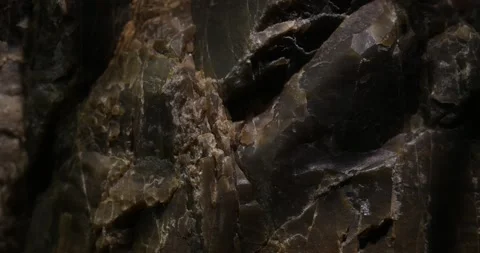 Layered Stone Surface with Rough Texture Video stock 291945353