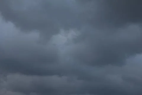 Layered storm clouds forming dramatic sky 스톡 사진