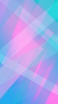 Layered translucent geometric blocks in blue and pink form a vibrant gradie.. Stock Illustration