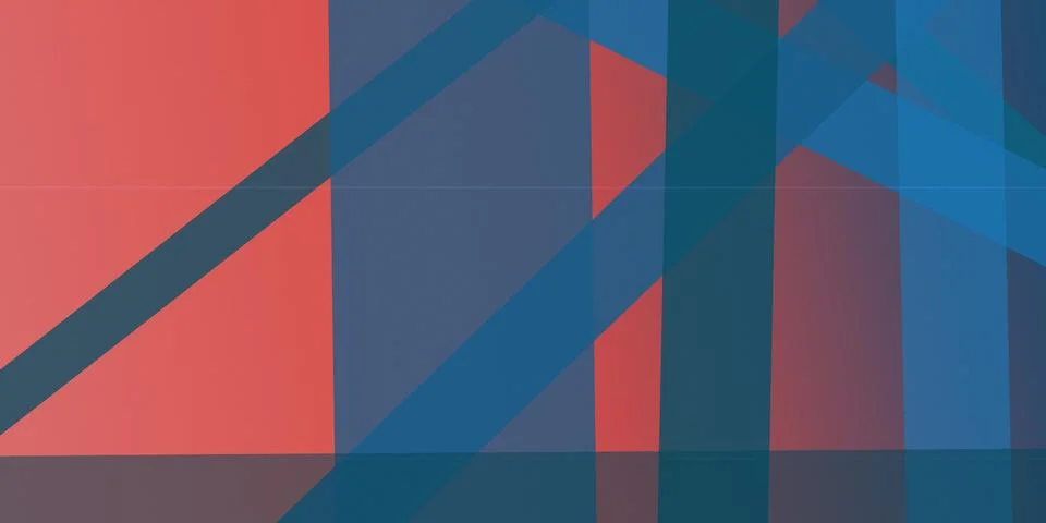 Layered translucent planes and intersecting diagonal forms build a bold abs.. Stock Illustration