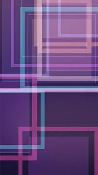 Layered translucent rectangles and intersecting lines create a vibrant mode.. Stockillustratie