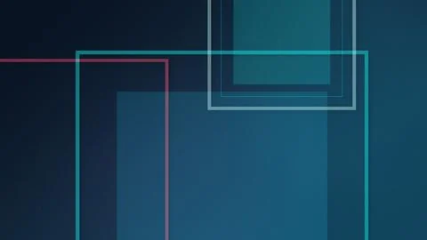 Layered translucent squares and lines create a calm, contemporary compositi.. Stock Illustration