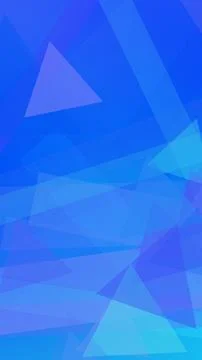 Layered translucent triangles in aqua, blue, and lilac create a bright futu.. Illustrazione stock