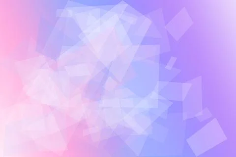 Layered translucent triangles float over a soothing lavender and pink gradi.. Illustrazione stock