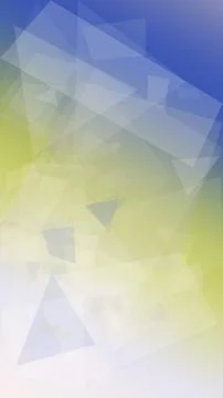 Layered translucent triangles form an abstract geometric pattern in soothin.. Stock Illustration