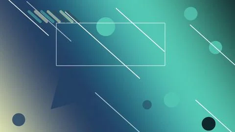 Layered transparent rectangles, diagonal light lines, and soft glowing dots.. Illustrazione stock