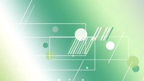 Layered transparent UI rectangles with a striped graphic and floating circl.. Stock Illustration