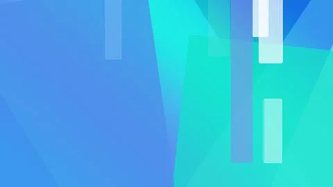 Layered V-shaped polygons in bright and dark blue create a modern minimal l.. Stock Illustration