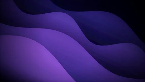 Layered violet wave shapes flow in a seamless loop Stock Footage 341274802