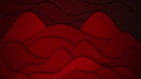 Layered wave like curves drift in a seamless loop Stock Footage 341070699
