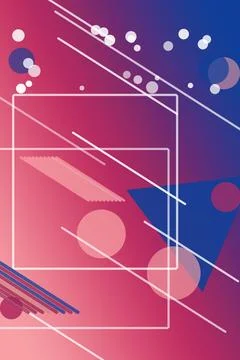 Layered wireframe squares, diagonal beams, and floating particles sweep acr.. Stock Illustration