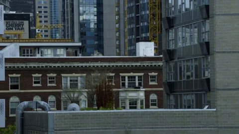 Layers of buildings in downtown Seattle. Stock Footage 73491667