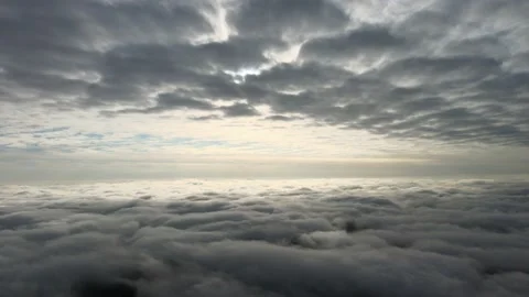 Layers of Clouds Stock Footage 166803534