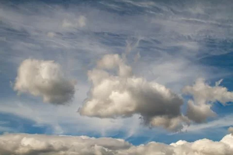 Layers of clouds Stock Photos