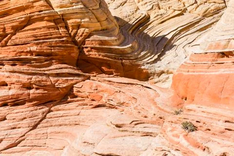 Layers of Curving Rocks Foto stock