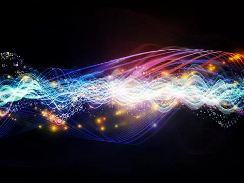 Layers of Dynamic Network Illustrazione stock
