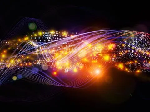Layers of Dynamic Network イラスト素材