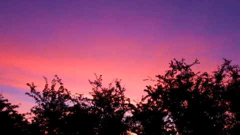 Layers of evening sky  Foto stock